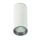 Moldes Big ceiling, nowoczesna lampa natynkowa, biało szara, LED, 3000K, SLC7392/12W 3000K WH+GR